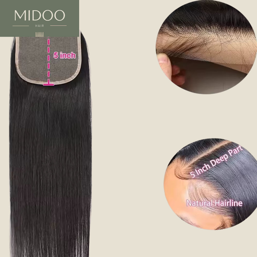 Virgin Straight Lace Closure