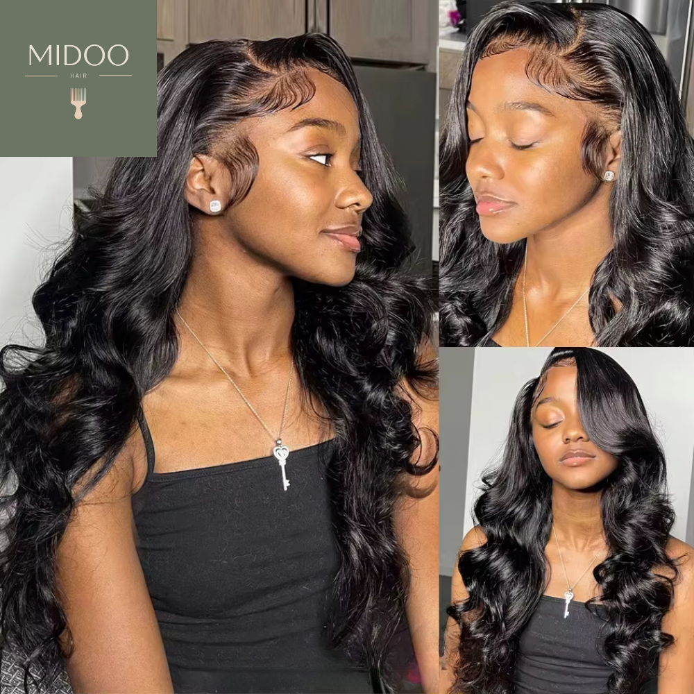 Virgin 13x4 Frontal Lace Body Wave Wig