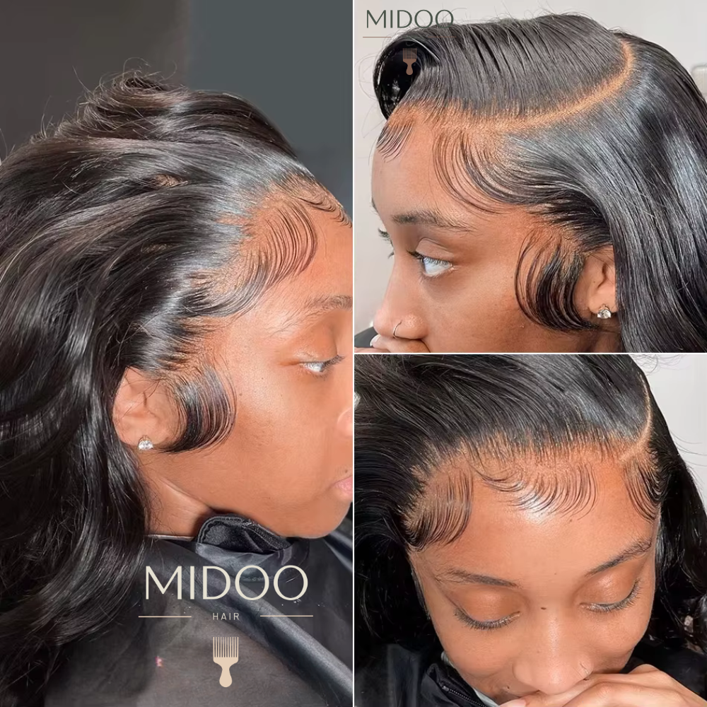 Virgin 13x4 Frontal Lace Body Wave Wig