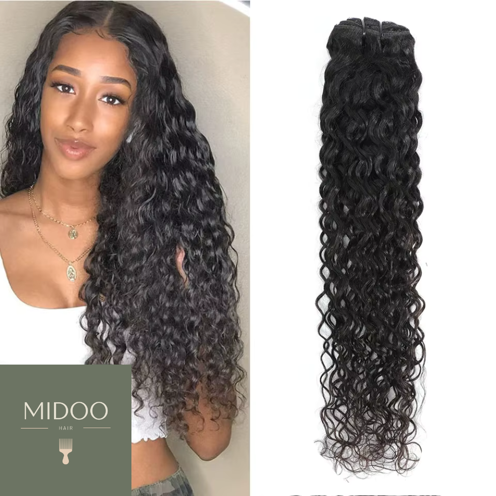 Virgin  curly clip in