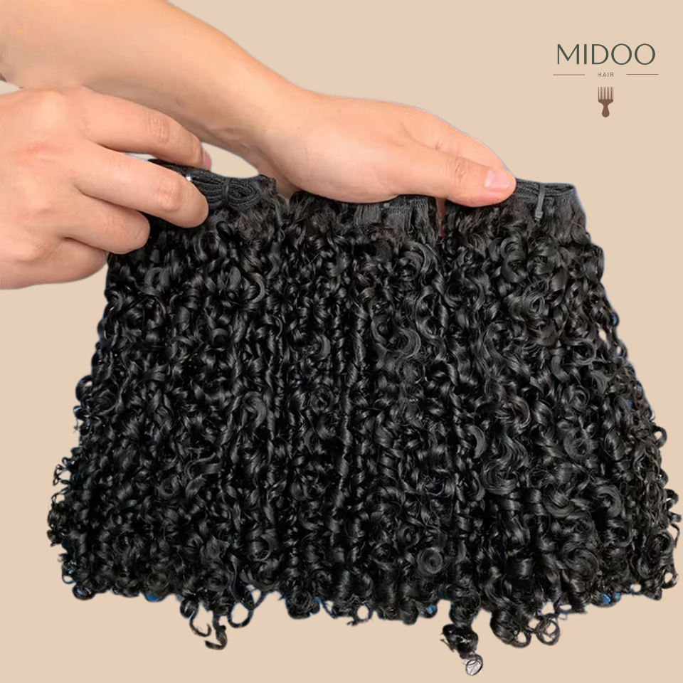 Mongolian Curly Human Hair Bundles