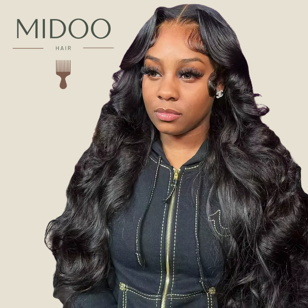 Virgin 13x4 Frontal Lace Body Wave Wig
