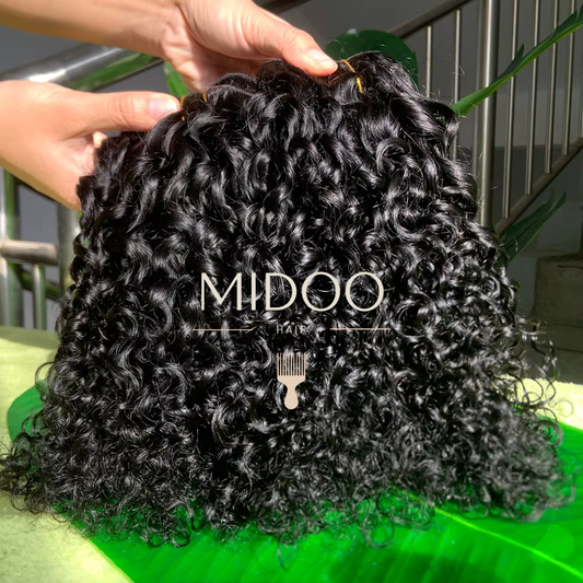 Mongolian Pixie Curly Human Hair Bundles