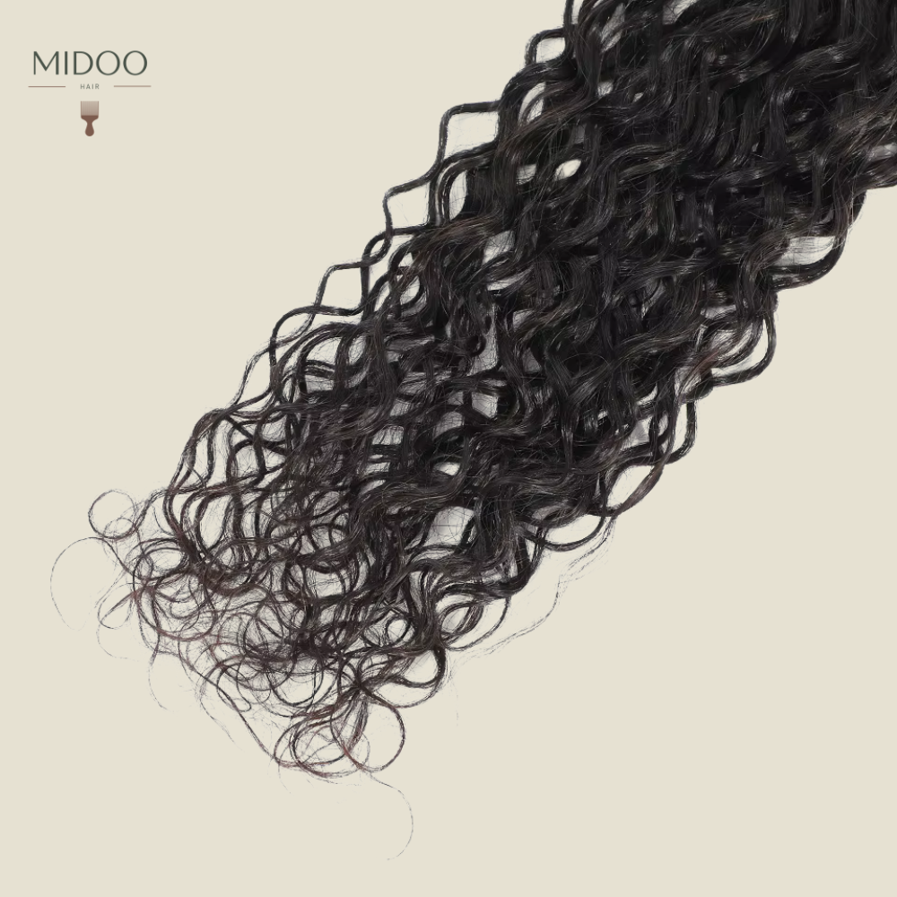 Virgin  curly clip in