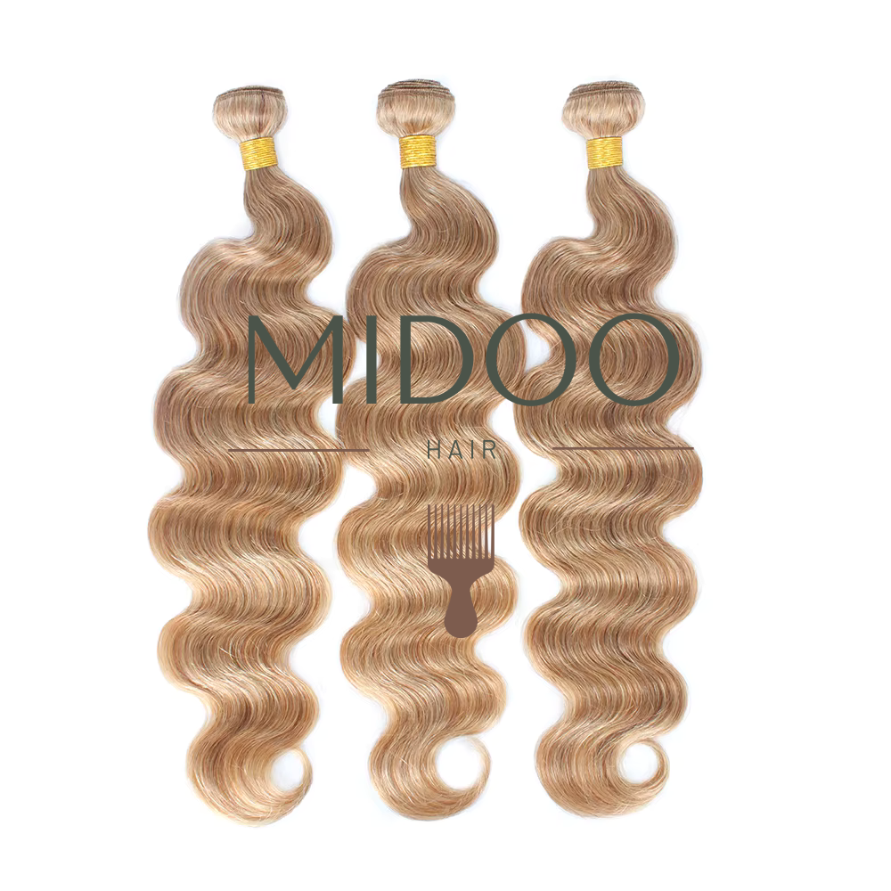 virign Honey Blonde loose body wave  bundle