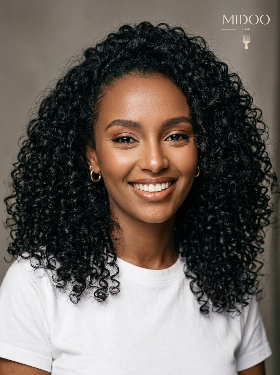 Mongolian Curly Human Hair Bundles