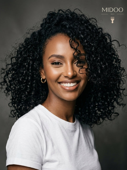 Mongolian Curly Human Hair Bundles