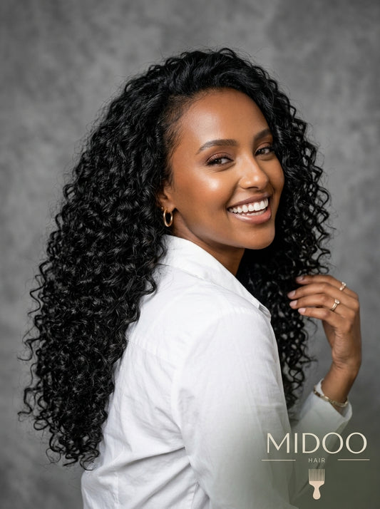 Mongolian Curly Human Hair Bundles